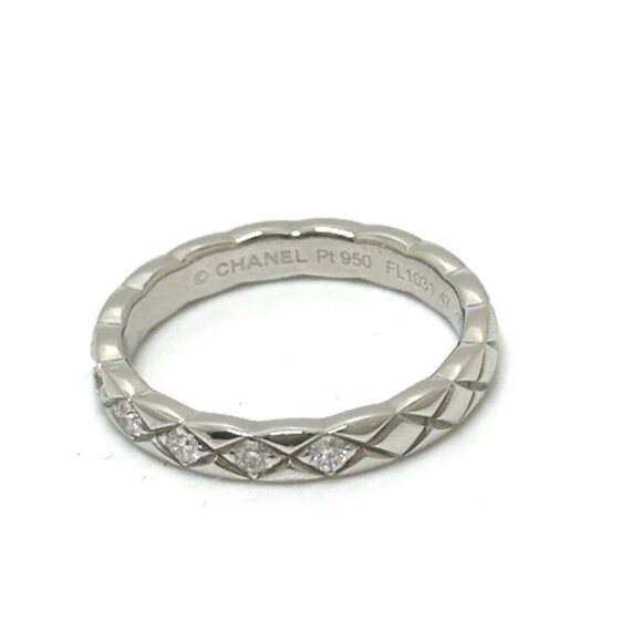 CHANEL K18WG Coco Crush 5P Diamond Accessories Ring K18WG White - Picture 4 of 9